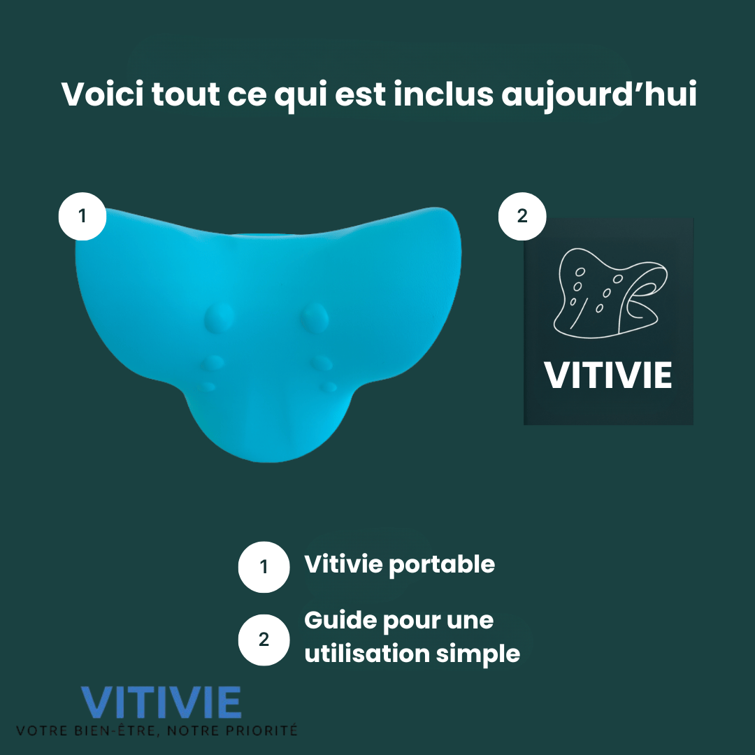 Vitivie Étireur de cou 2 en 1