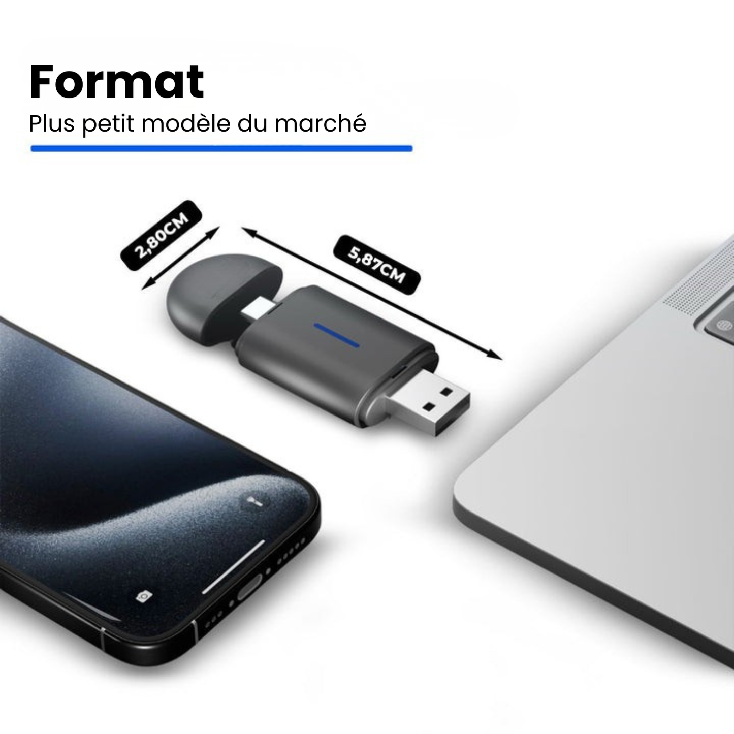 Mini clé CarPlay 2-en-1