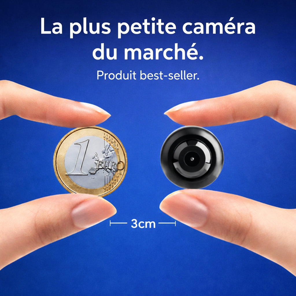 Mini Caméra de Sécurité Full HD 4K UltraVision™