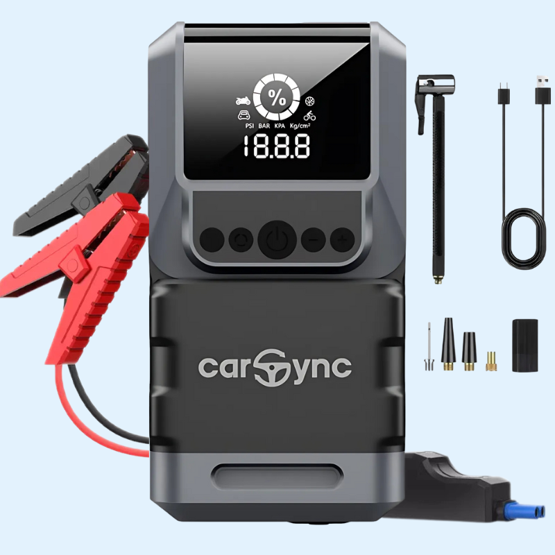 Vitivie EXTREME 4 EN 1 | Booster de démarrage, Compresseur d'air, Batterie externe, Lampe torche