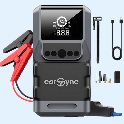 Vitivie EXTREME 4 EN 1 | Booster de démarrage, Compresseur d'air, Batterie externe, Lampe torche