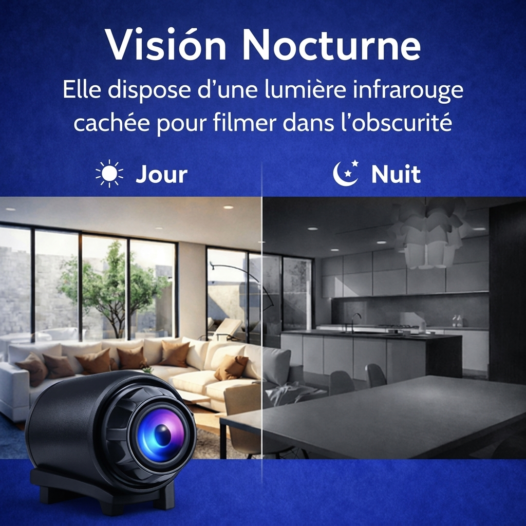 Mini Caméra de Sécurité Full HD 4K UltraVision™