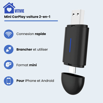 Mini clé CarPlay 2-en-1